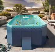 AquaFun foldable pool set up outdoors